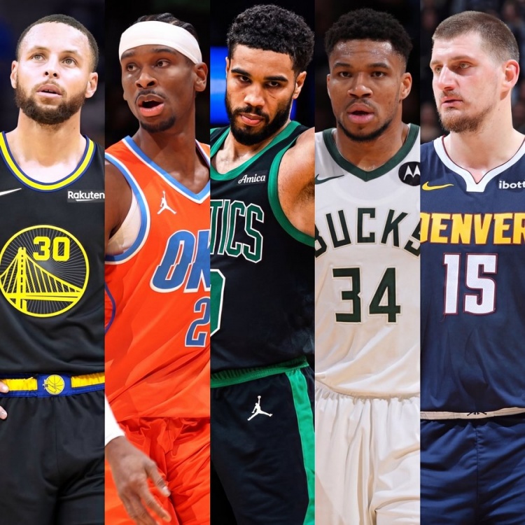 天博体育-美媒评选20年代最佳五人组：库里、SGA、塔图姆、字母哥、约基奇